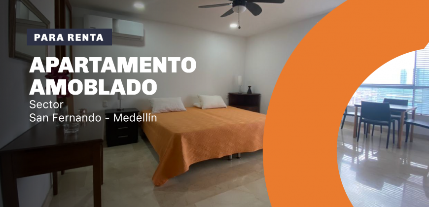 Apartamento sector San Fernando Plaza en Medellín