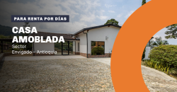 Casa amoblada en Envigado Antioquia sector Loma del Chocho